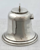 Edwardian Asprey Novelty Silver Bell Inkwell. Birmingham 1908 Asprey & Co.