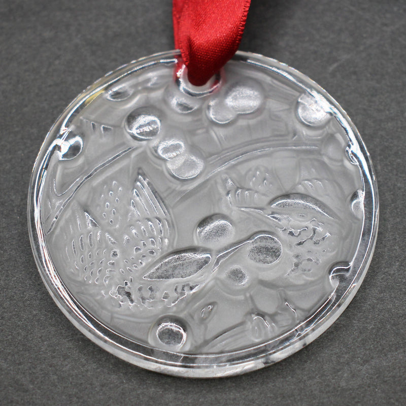 New Lalique: 2021 clear crystal Christmas ornament
