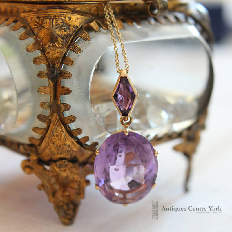 Victorian 18ct Amethyst Pendant