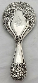 Edwardian Silver Hand Mirror. Sheffield 1904 Walker & Hall.