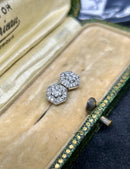 Hallmarked 9ct White Gold 0.25ct Round Brilliant Cut Diamond Earrings