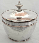Georgian, George III, Old Sheffield Plate, Tea Caddy. Circa 1800.