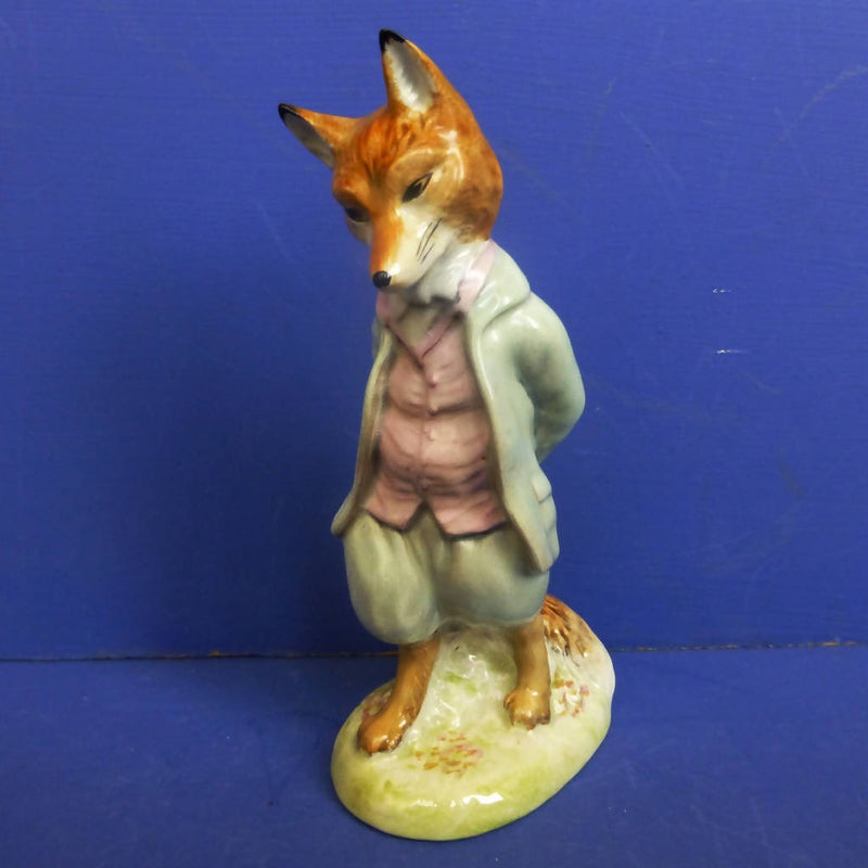 Beswick Beatrix Potter Figurine Foxy Whiskered Gentleman (Gold Backstamp) BP2