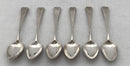 Georgian, George III, Six Silver Teaspoons. London 1804 Godbehere, Wigan & Boult. 2.5 troy ounces.