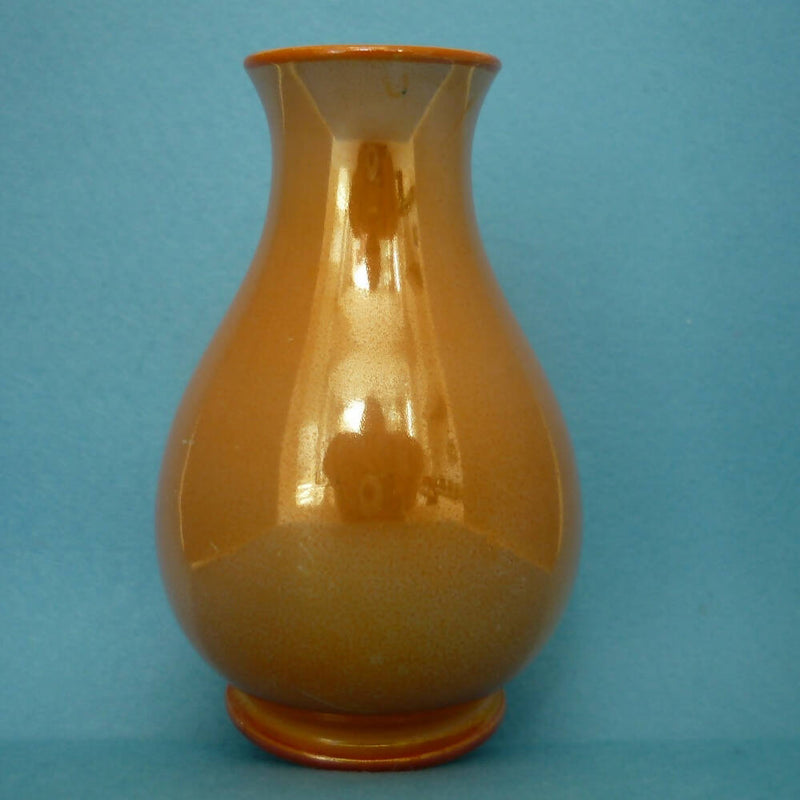 A Moorcroft Orange Lustre Vase c1916-c1918 by William Moorcroft