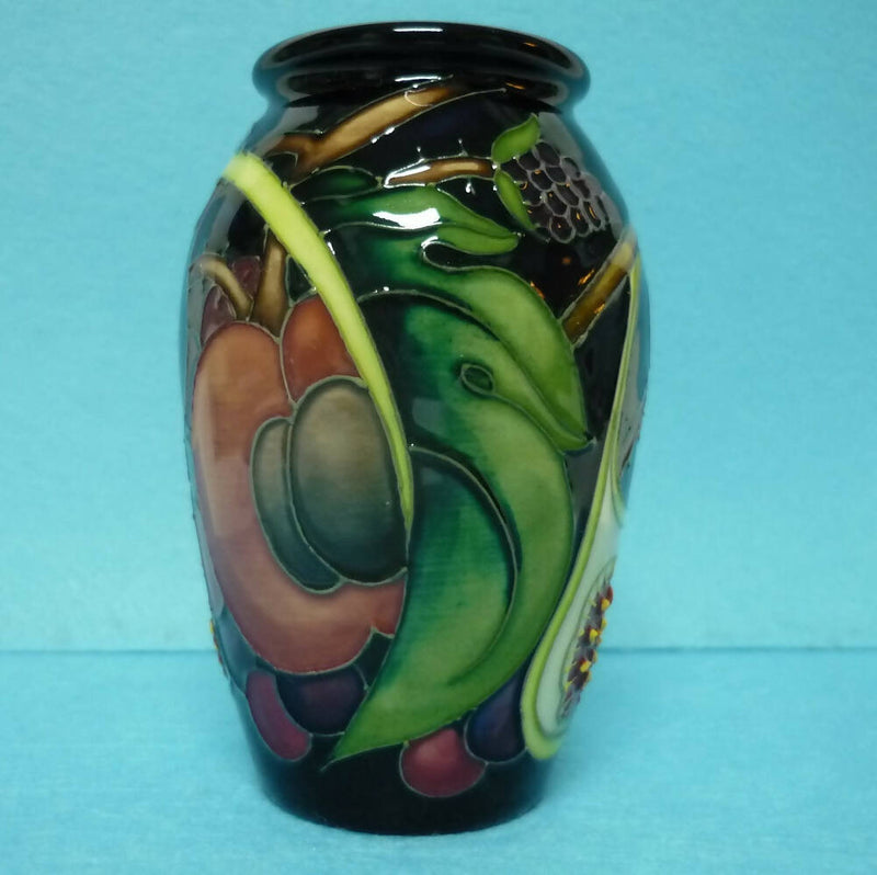 A Moorcroft Vase in the Queen's Choice Design by Emma Bossons.