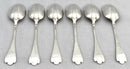 Elizabeth II Six Silver Trefid Spoons. London 1973 Asprey & Co. Ltd. 8.9 troy ounces.