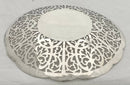 Elizabeth II Pierced Silver Dish. Birmingham 1960 Lancelott & Hall Ltd. 3.3 troy ounces.