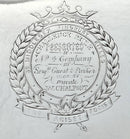 Large Regimental Silver Plated Sandwich Box; 39th Middlesex Finsbury Rifles.