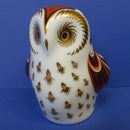 Royal Crown Derby Paperweight - Owlet (Boxed)