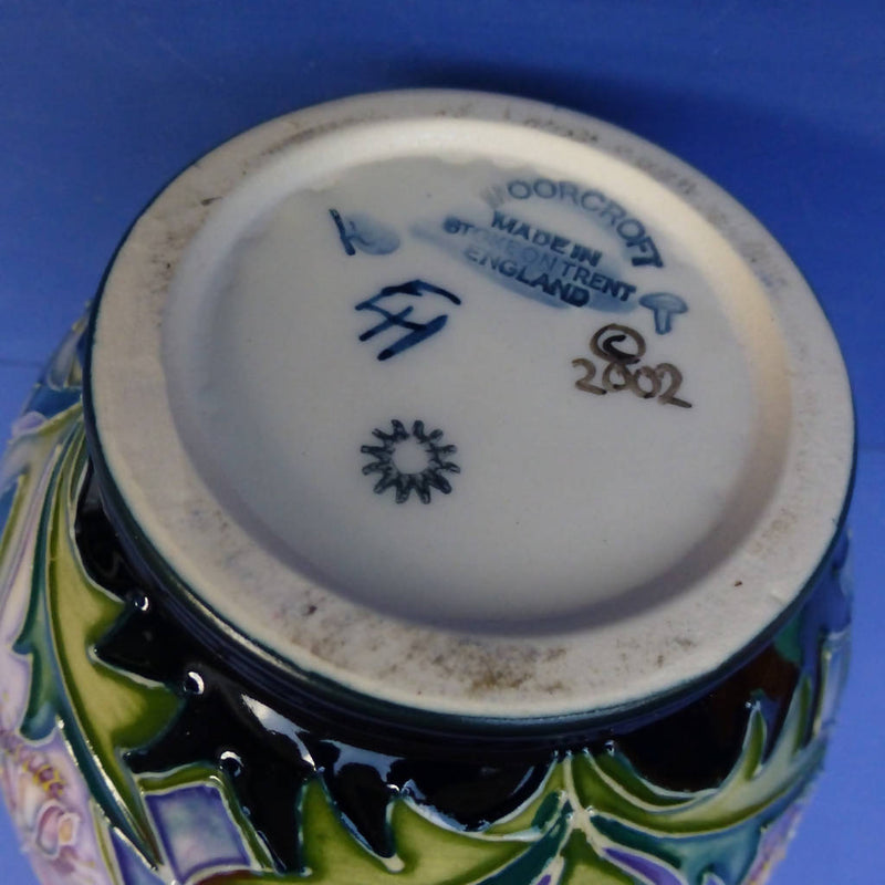 Moorcroft Lidded Jar Scintilla By Shirley Hayes
