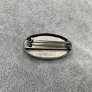 Silver Ruskin plaque brooch