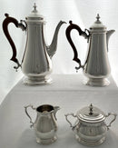 Elizabeth II Silver Coffee Service. London 1966 Asprey & Co. Ltd. 72 troy ounces.