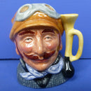 Royal Doulton Miniature Character Jug - Veteran Motorist D6641