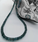 New Teal Kyanite 925 Sterling Silver Necklace 18"
