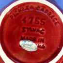 Sylvac Face Pot - Pickled Cabbage