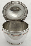 Georgian, George III, Old Sheffield Plate, Tea Caddy. Circa 1800.
