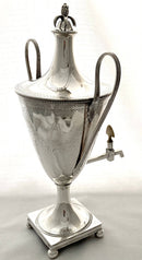 Georgian, George III, Scottish Silver Coffee Urn. Edinburgh 1783 Alexander Gardner. 43.8 troy ounces.