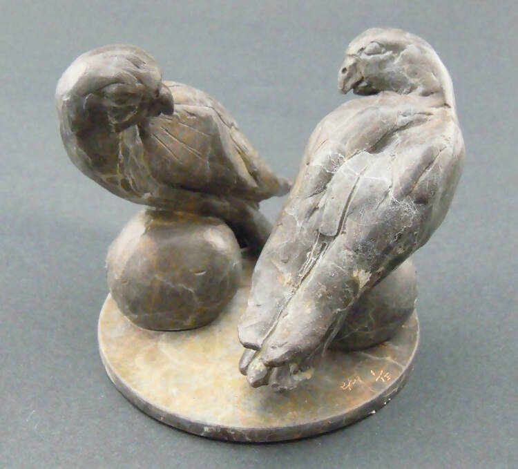 Edward Waites Sculpture, Hawk duo