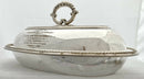 St Helena Interest. A Victorian Silver Plated Entree Dish & Cover for R.M.S. Papanui.