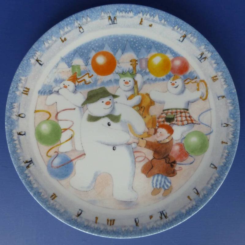 Coalport Snowman Annual Wall Plate - 2004