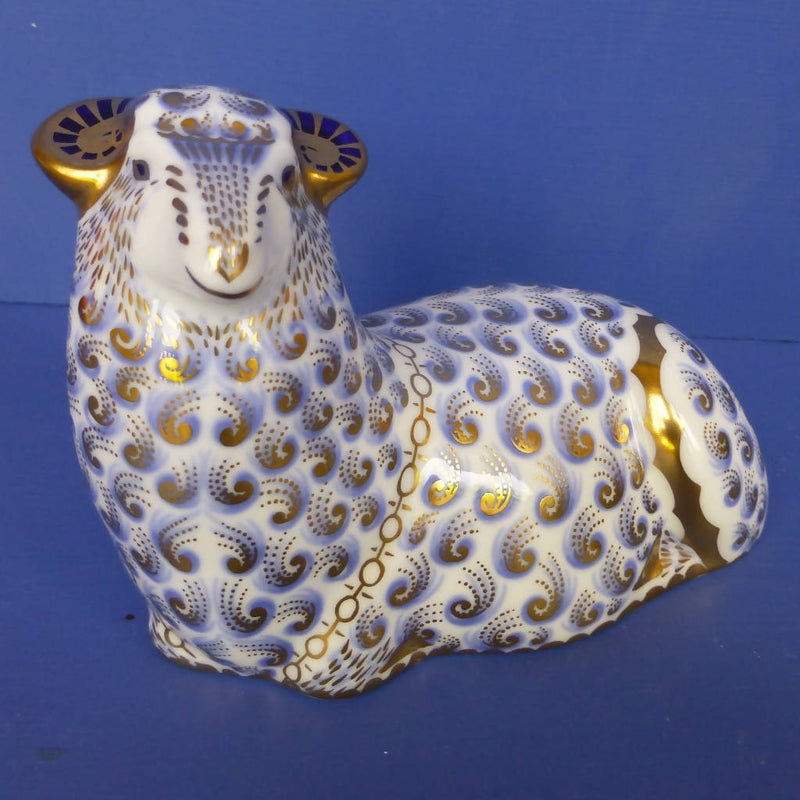 Royal Crown Derby Paperweight Sheep