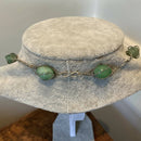 Silver and aventurine necklace