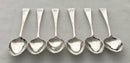 Georgian, George III, Set of Six Silver Teaspoons. London 1805 George Wintle. 2.8 troy ounces.