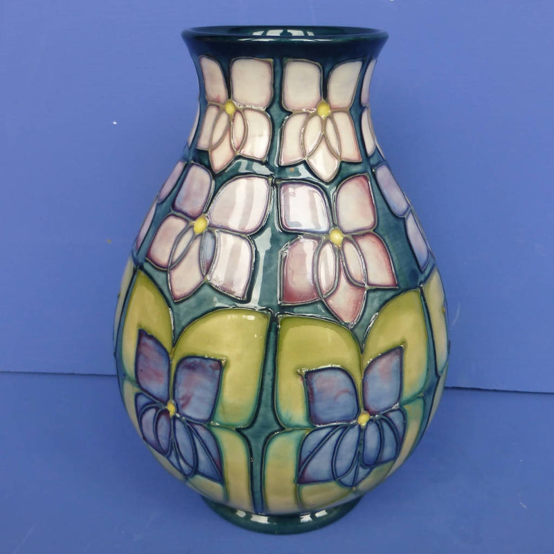 Moorcroft Vase Violets By Sally Tuffin