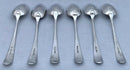 Georgian, George III, Six Scottish Silver Tablespoons. Edinburgh 1797. 13 troy ounces.