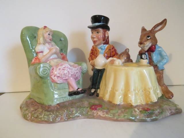 Beswick Alice In Wonderland Mad Hatter's Tea Party Tableaux Limited Ed