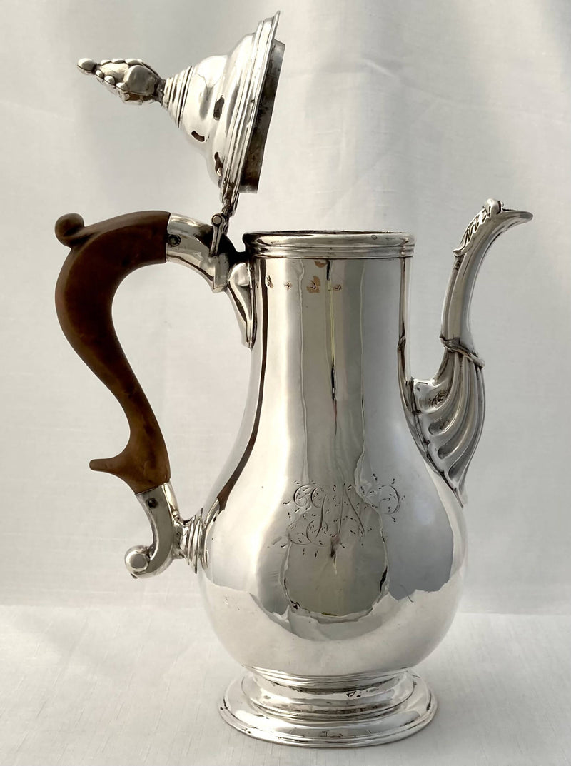 Georgian, George III, Old Sheffield Plate Coffee Pot, circa 1780.