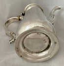 Georgian, George II, Silver Armorial Coffee Pot. London 1752 William Shaw & William Priest. 19.6 troy ounces.