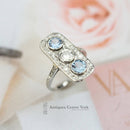 Art Deco Platinum & Diamond Ring