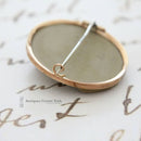 Victorian 9ct Gold Lava Cameo Brooch