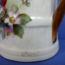 Royal Worcester Barrel Jug Bullfinch Signed by William Powell C1931