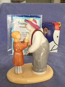 Coalport Snowman Finishing Touch Limited edition Boxed Certificate
