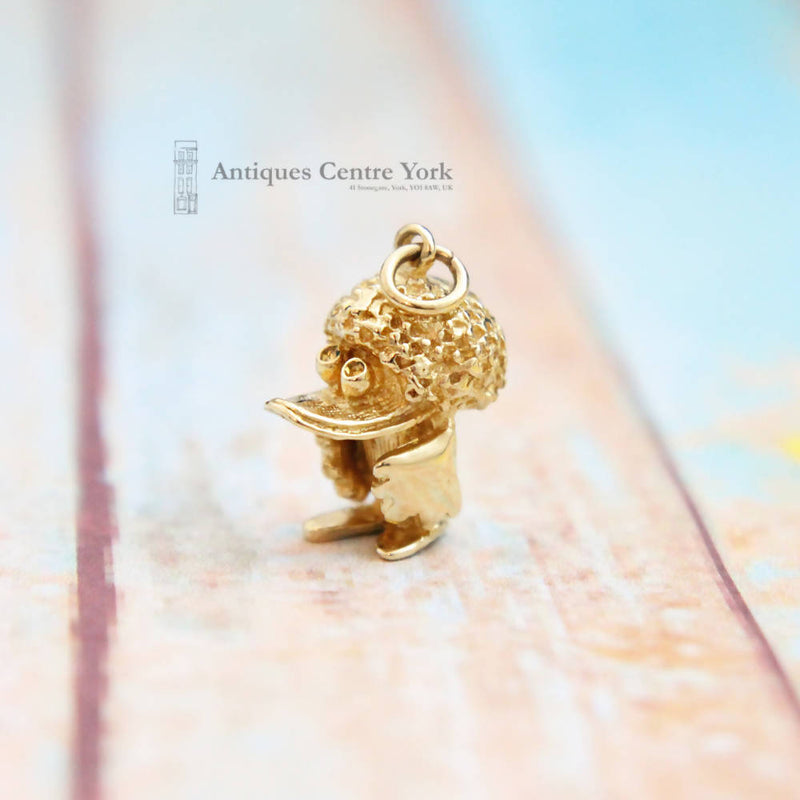 1960's 9ct Big Bird from Sesame Street Charm