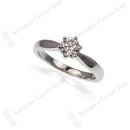 Platinum Certified 0.57ct Diamond Solitaire Ring
