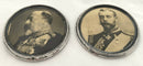 Pair of Victorian Silver Framed Photographs of the Prince of Wales & Prince George. Chester 1900 James Deakin & Sons.