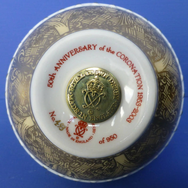 Royal Crown Derby Limited Edition Paperweight - H.M. Queen Elizabeth II Coronation Orb (Boxed)