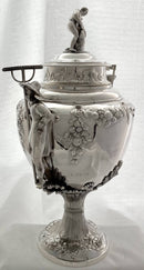 William IV Silver Cup & Cover. London 1835 William Theobalds & Lockington Bunn. 55 troy ounces