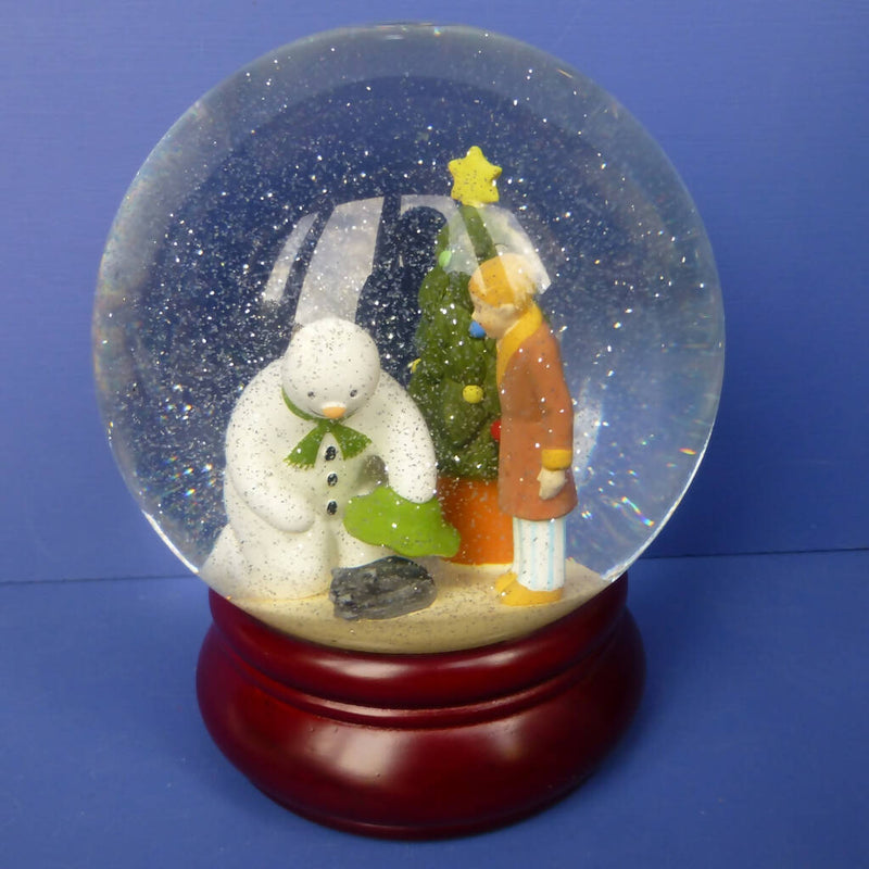 Coalport Snowman Snow Globe / Glitter Globe - Christmas Friends (Boxed)