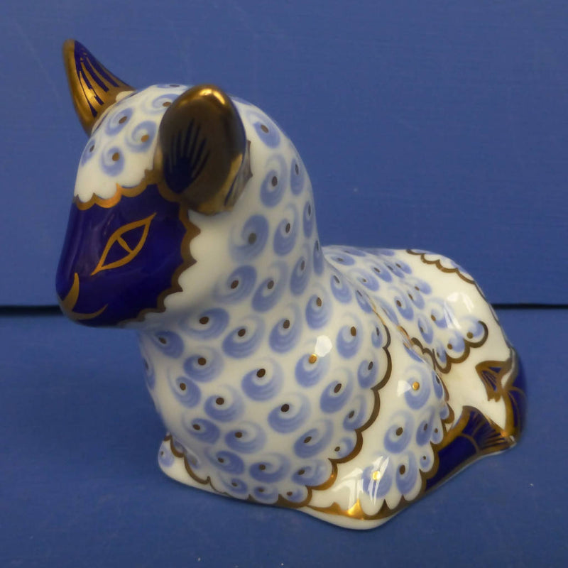 Royal Crown Derby Paperweight Lamb