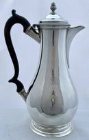 Georgian, George III, Silver Hot Water Jug. London 1776 Augustin Le Sage. 20 troy ounces.