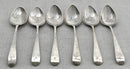Georgian, George III, Set of Six Silver Teaspoons. London 1806 Peter & William Bateman. 2 troy ounces.