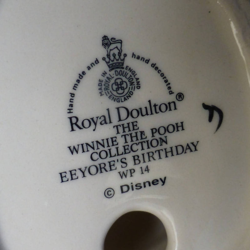 Royal Doulton Winnie The Pooh Figurine - Eeyore's Birthday WP14 (Boxed)