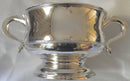 Garrards silver, twin handled, trophy bowl. London 1928 Garrard & Co. Ltd. 43 troy ounces.