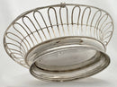 Georgian, George III, silver swing handle basket, Sheffield 1791 Richard Morton & Co. 17 troy ounces