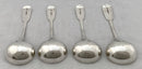 Early Victorian set of four sauce ladles. London 1839 William Eaton. 8.9 troy ounces.